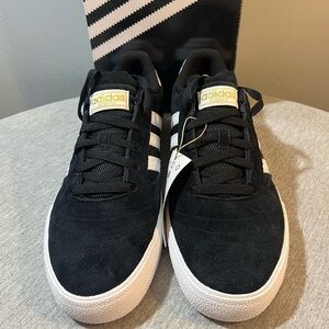 Adidas Busenitz Vulc II Black Suede Skateboarding Men’s Shoe Size 12 EF8472​